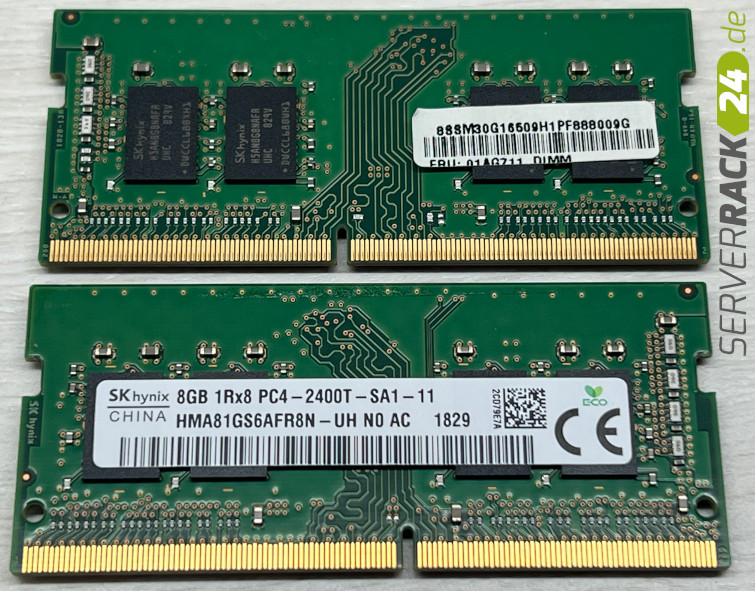 SKHynix 8GB SO-DIMM 260 PINs | DDR4 2400 RAM 1Rx8 PC4 19200 - SA1 - 11 | Lenovo FRU 01AG711 | gebraucht